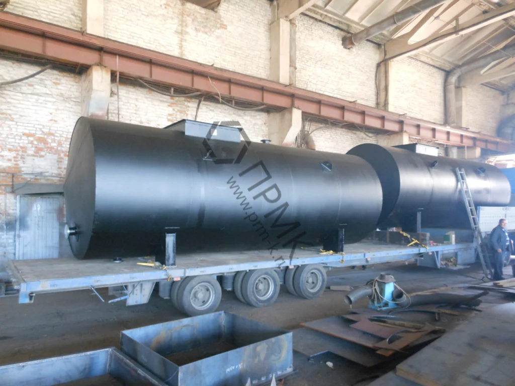 Горизонтальные стальные резервуары и емкости для АЗС, нефтепродуктов, воды, бензина (РГС) от 3м3 до 160 м3 — фото 23