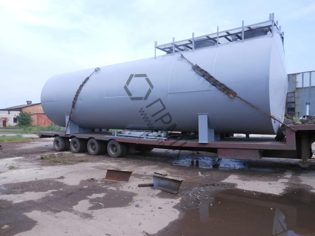Горизонтальные стальные резервуары и емкости для АЗС, нефтепродуктов, воды, бензина (РГС) от 3м3 до 160 м3 — фото 29
